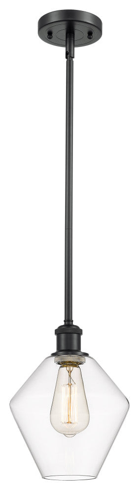 Innovations 516-1S-BK-G652-8 1-Light Mini Pendant, Matte Black