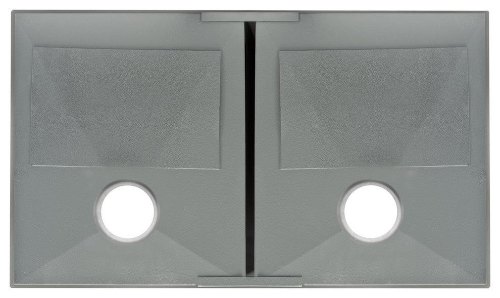 Zero-Radius Undermount Stainless Steel Double Basin Kitchen Sink LP5