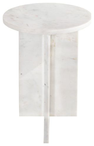 Grace Accent Table White