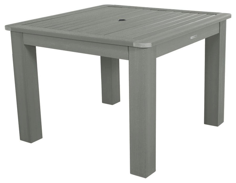 Hamilton 5-Piece Square Dining Set, Coastal Teak