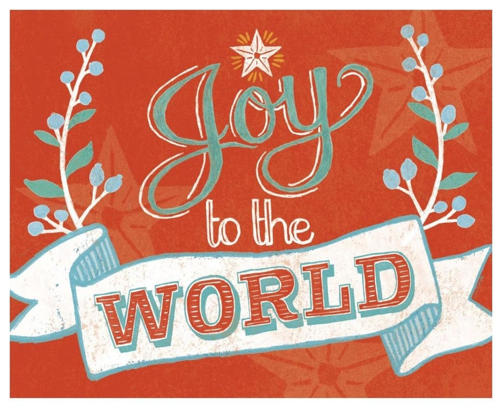 "Joy to the World" Digital Paper Print by Mary Urban, 37"x30"