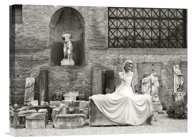 "Thermae Diocletiani, Rome" Canvas Giclee by Haute Photo Collection, 16"x12"