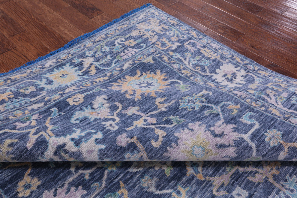 8' 1" X 9' 6" Turkish Oushak Handmade Wool Rug - Q13296