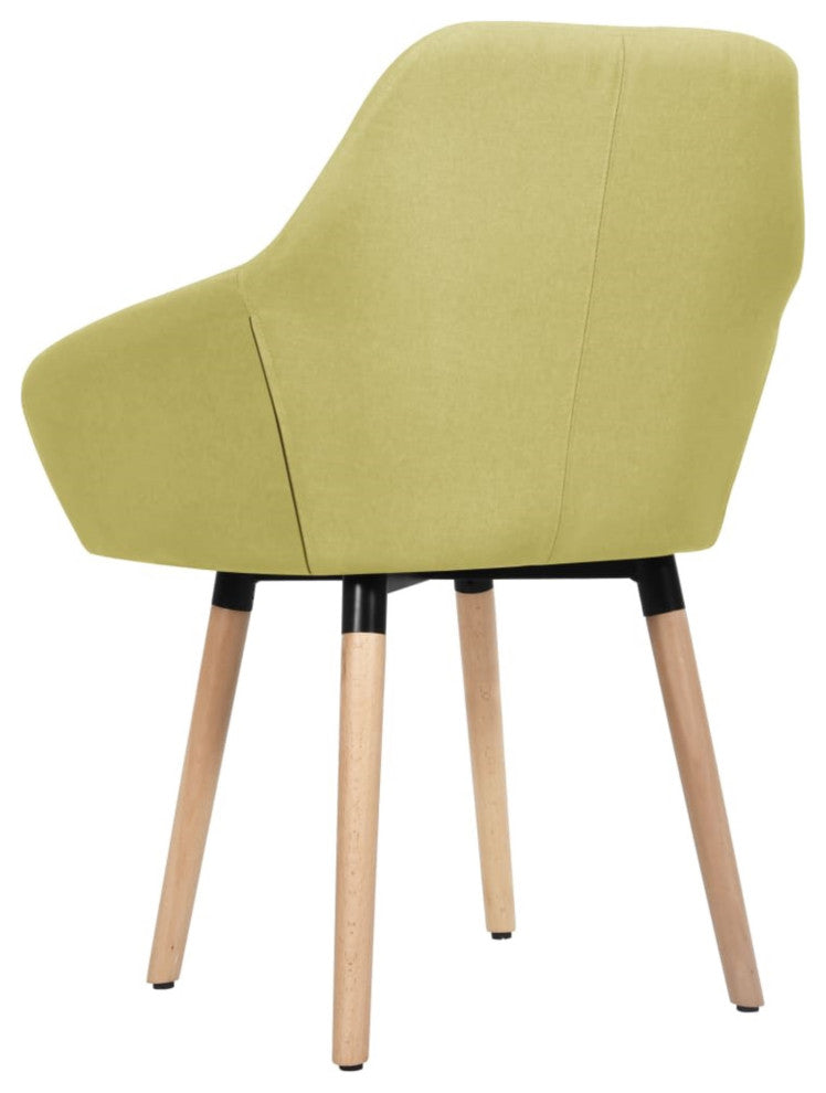 Vidaxl Dining Chairs 2-Piece Green Fabric