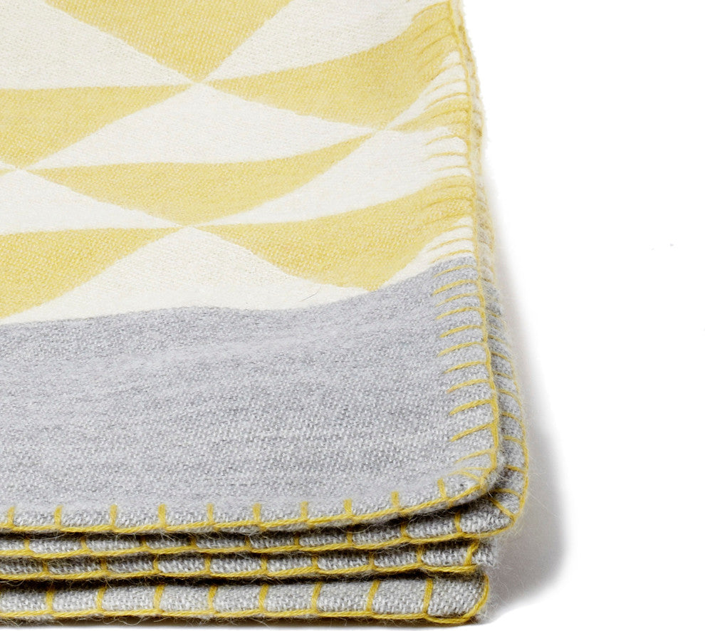 Stockholm Throw, Citrus/Grey