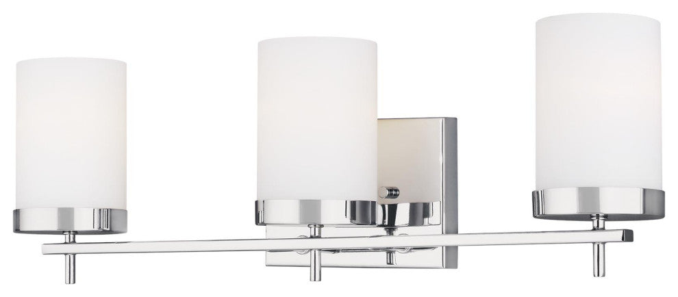 Zire 3-Light Bath, Chrome