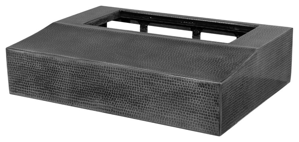 30" 735 CFM Hammered Zinc Under Cabinet Range Hood With Screen Filters