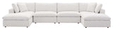 Cloud Couch, U-Chaise Cloud Sectional Sofa Set, Modular 6Piece Dream Couch, Beige