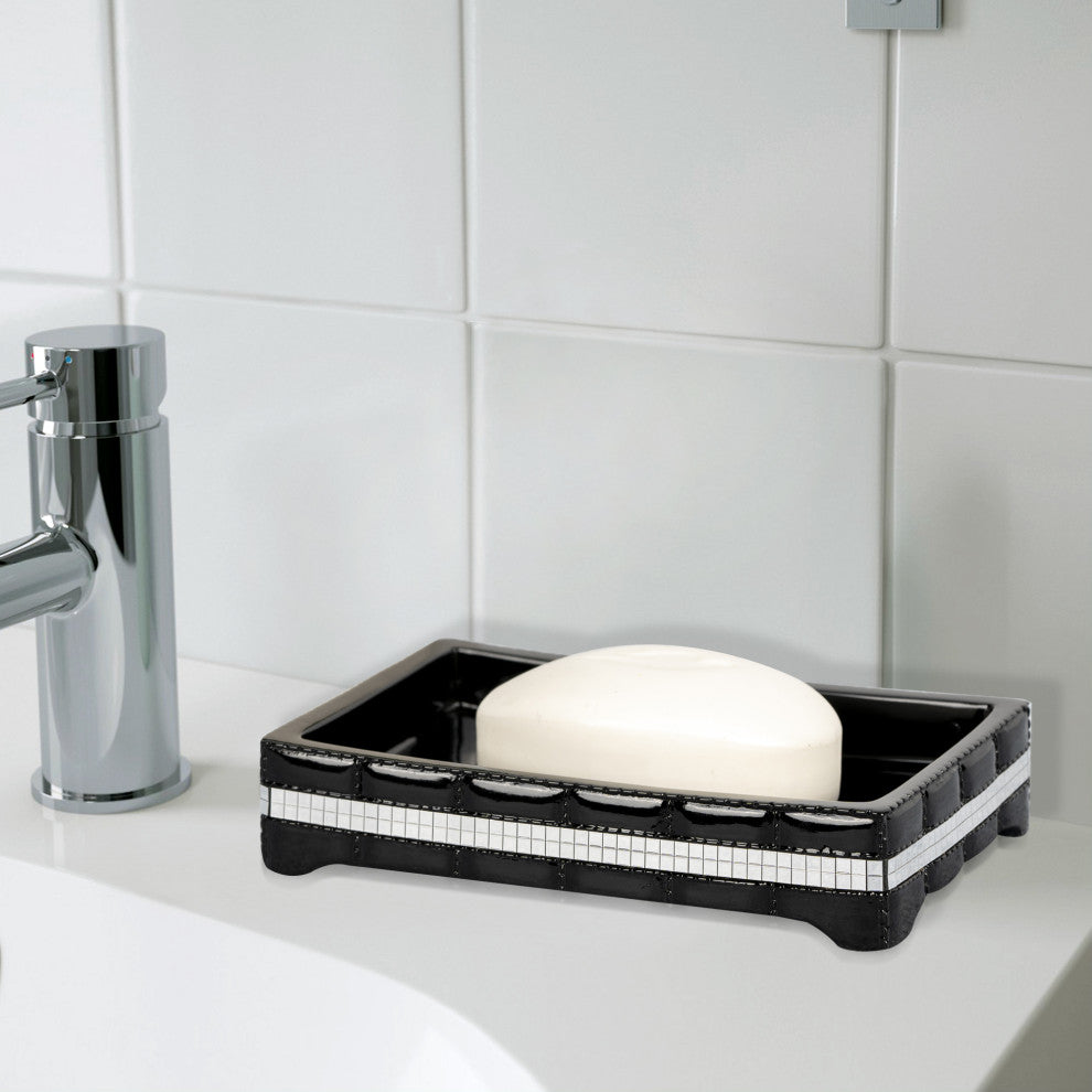 nu steel Giraffe Black Soap Dish
