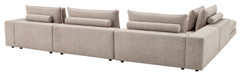 Greige Modular Sofa, Eichholtz Lounge Club