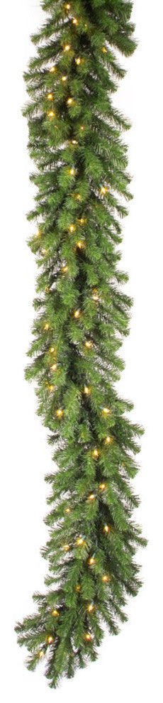 Vickerman Douglas Fir Garland, 9'x16", Clear Lights