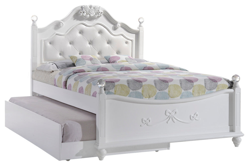 Picket House Furnishings Annie Full Platform Bed With Storage Trundle