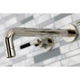 KS8026CKL Two-Handle Wall Mount Tub Faucet, Polished Nickel