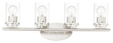 Maxim 10214CL Corona 4 Light 26"W Bathroom Vanity Light - Satin Nickel