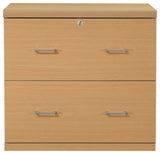 Alpine 2-Drawer Lateral File With Lockdowel Fastening System, Natural Finish