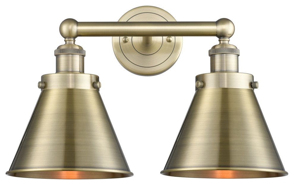 2 17" Bath Vanity-Light Antique Brass