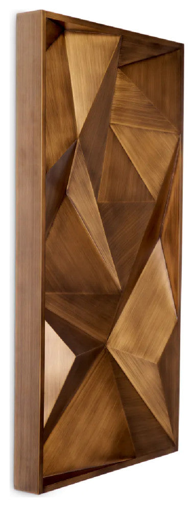 Brushed Brass Wall Object, Eichholtz Bravura