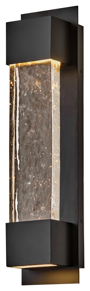 Hinkley Rune Medium Wall Mount Lantern, Black