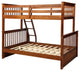 Kids Twin-Over-Full Bunk Bed with Ladder and Storage Drawers