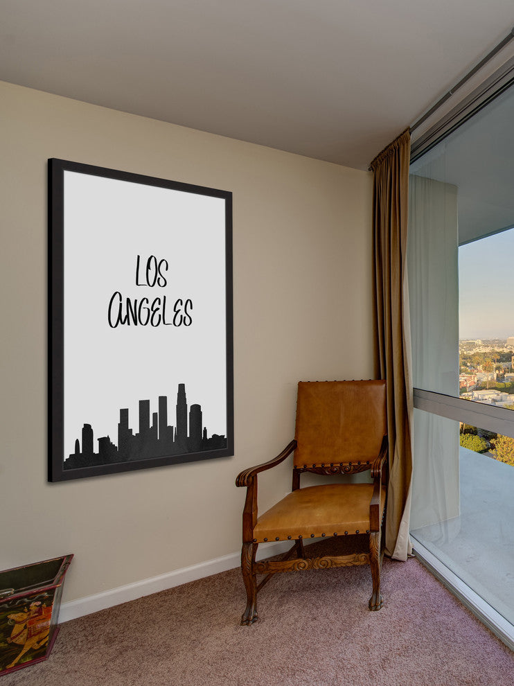 "Let's Do Business, LA III" Framed Painting Print, 20x30