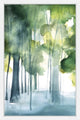 Marmont Hill, "Green Grove" by Christine Lindstrom Framed Painting Print, 12x18