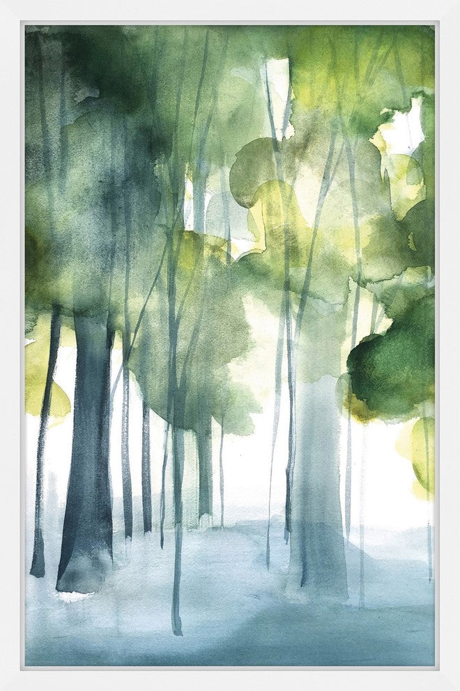 Marmont Hill, "Green Grove" by Christine Lindstrom Framed Painting Print, 12x18