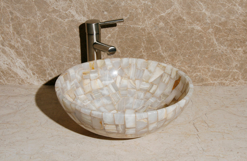 L-VMR-R-16W Polished #1 Vessel Sink