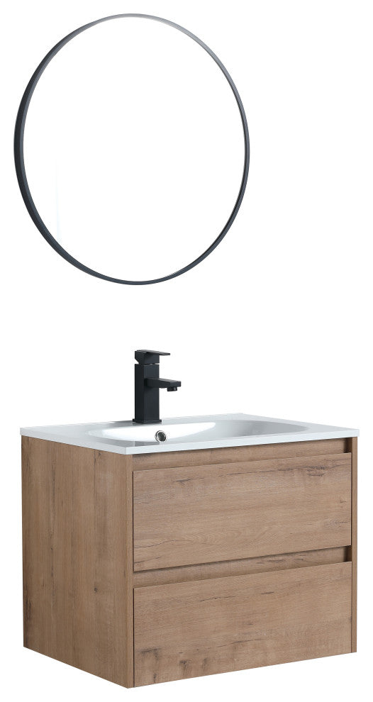 24" Sink Vanity, Plywood, Smc Top, No Faucet
