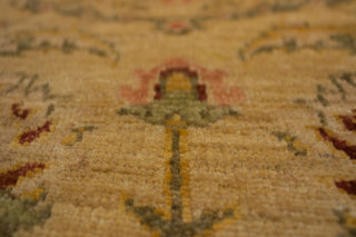 Overdyed Chobi Maxine Gold Rug 8'8"x5'11"
