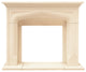 Chateau Series Pisa Cast Stone Fireplace Mantel