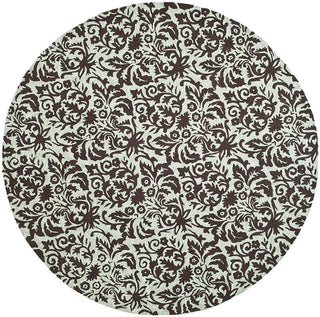 Safavieh Chelsea hk368c Damask Rug, Sage/Chocolate, 2'6"x8'0" Runner