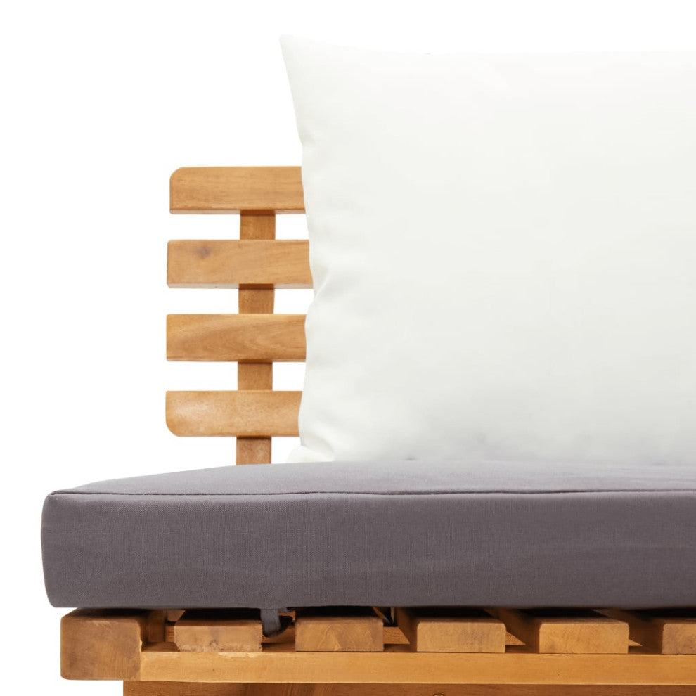 Vidaxl Day Bed 78.7"x25.6" Solid Acacia Wood