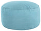Mozaic Home Cast Horizon Indoor/Outdoor Round Bean Pouf 30x30x15"