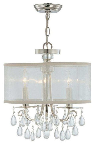 Crystorama Hampton 3-Light Mini Chandelier