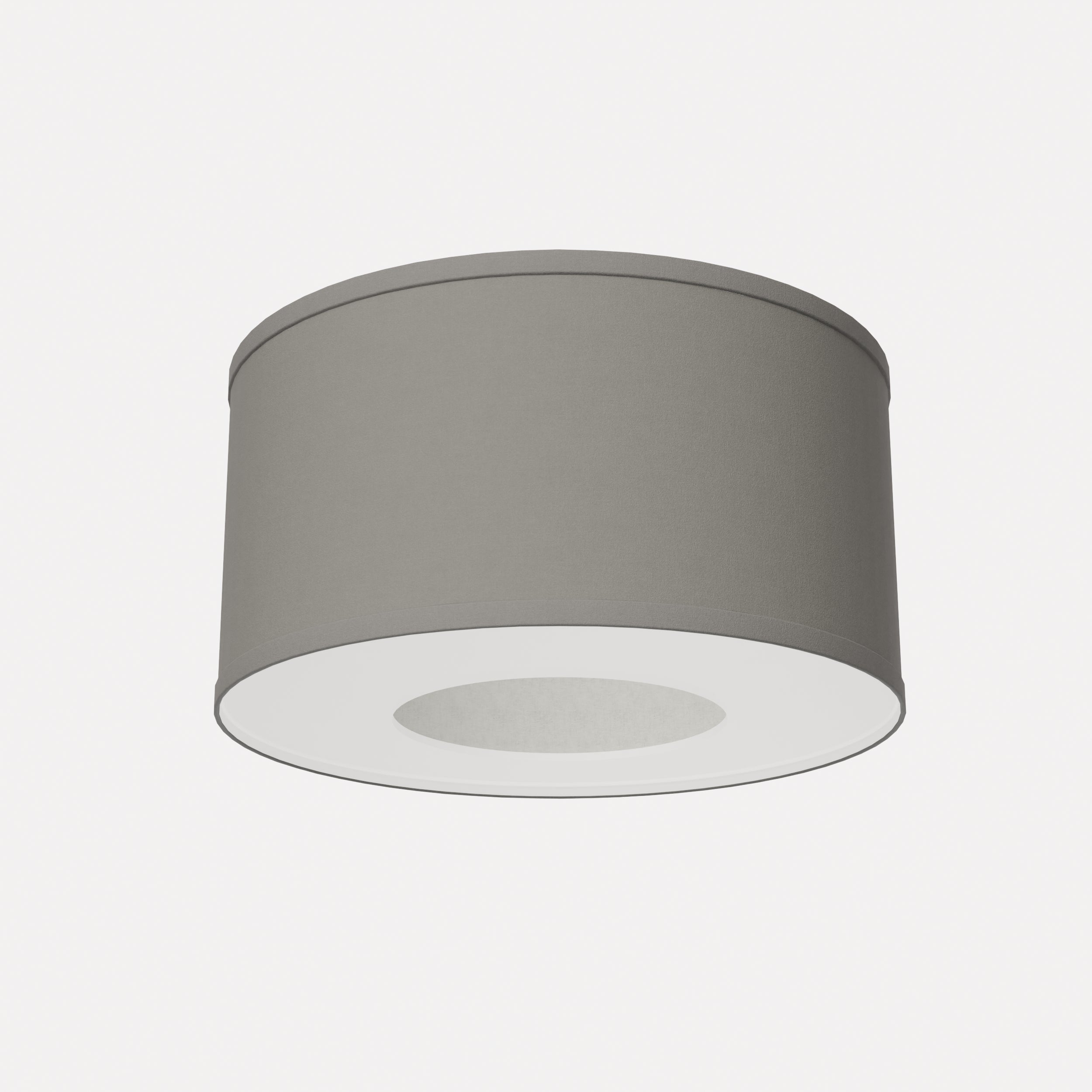 Fantastic Ceiling Fan Shade and Clips Bundle, Gray