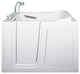 Ella's Bubbles Short Walk-In Bathtub, White With Left Drain/Door