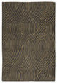Solas Contemporary Area Rug, Taupe and Gold, 5'x7'6" Rectangle