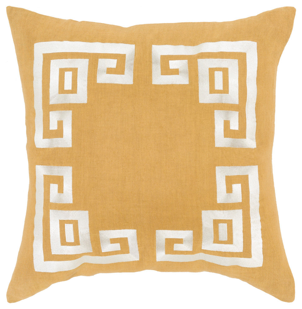 Surya Milo MLO-002 18"x18" Pillow Kit, Tan/Beige