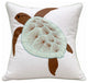 Sea Turtle Velvet Indoor Cotton Throw Pillow