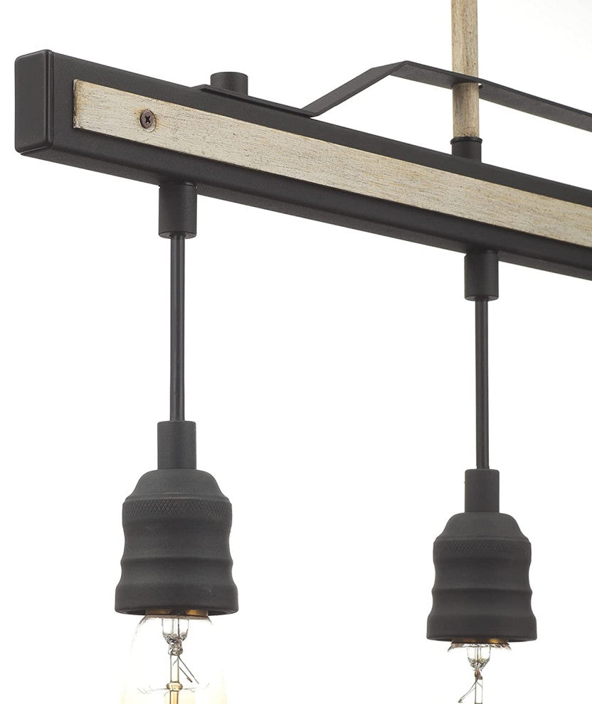 4 Light Farmhouse Chandelier Kitchen Dining Pendant Light Fixture