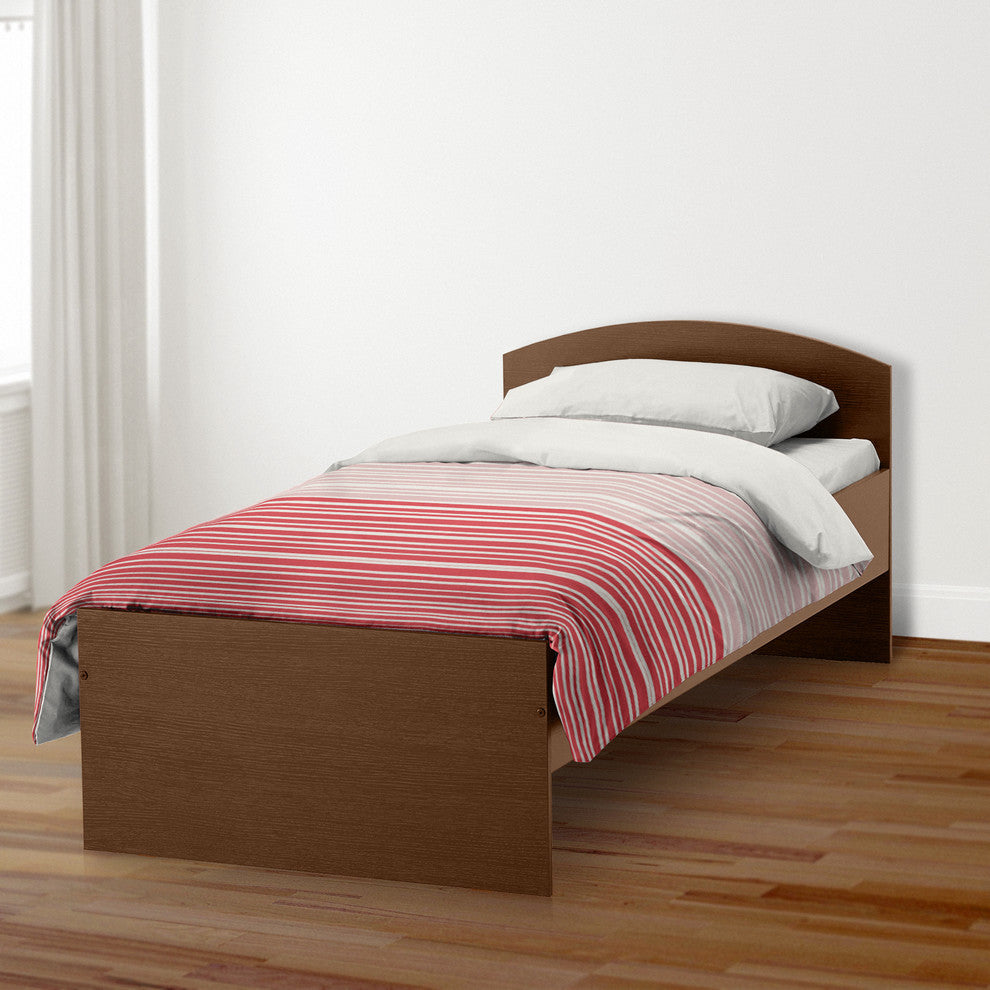 Pink Stripes Twin Brushed Poly Duvet Cover