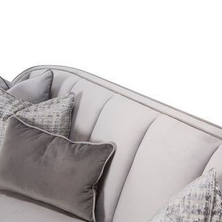 Roxbury Park Velvet Sofa - Steel/Slate