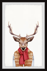 "I Am Buck II" Framed Painting Print, 20x30