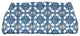 Beach Tile, Geometric Print Bath Towel, Blue