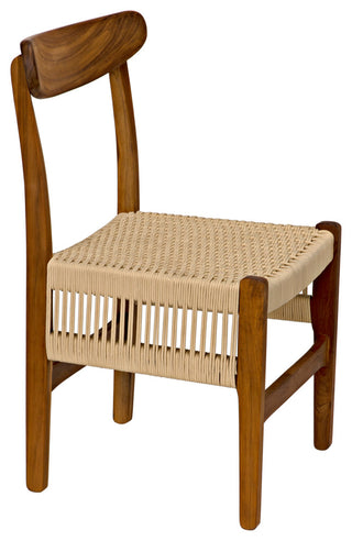 Shagira Chair, Teak With Woven Rope