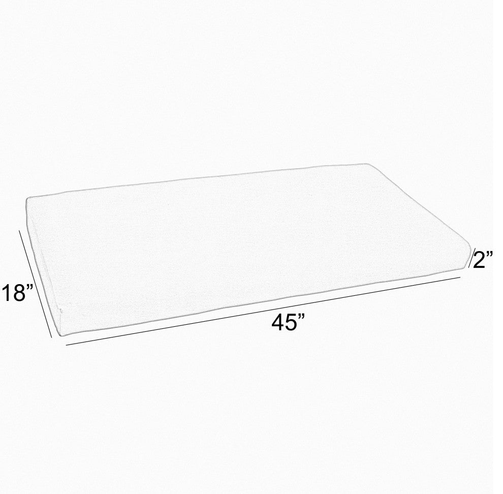 Noble Gray Pensacola Multi Outdoor/Indoor Bench Cushion 45"x18"x2"