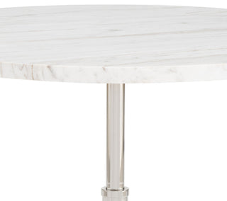 Myles Accent Table Large, Polished Nickel