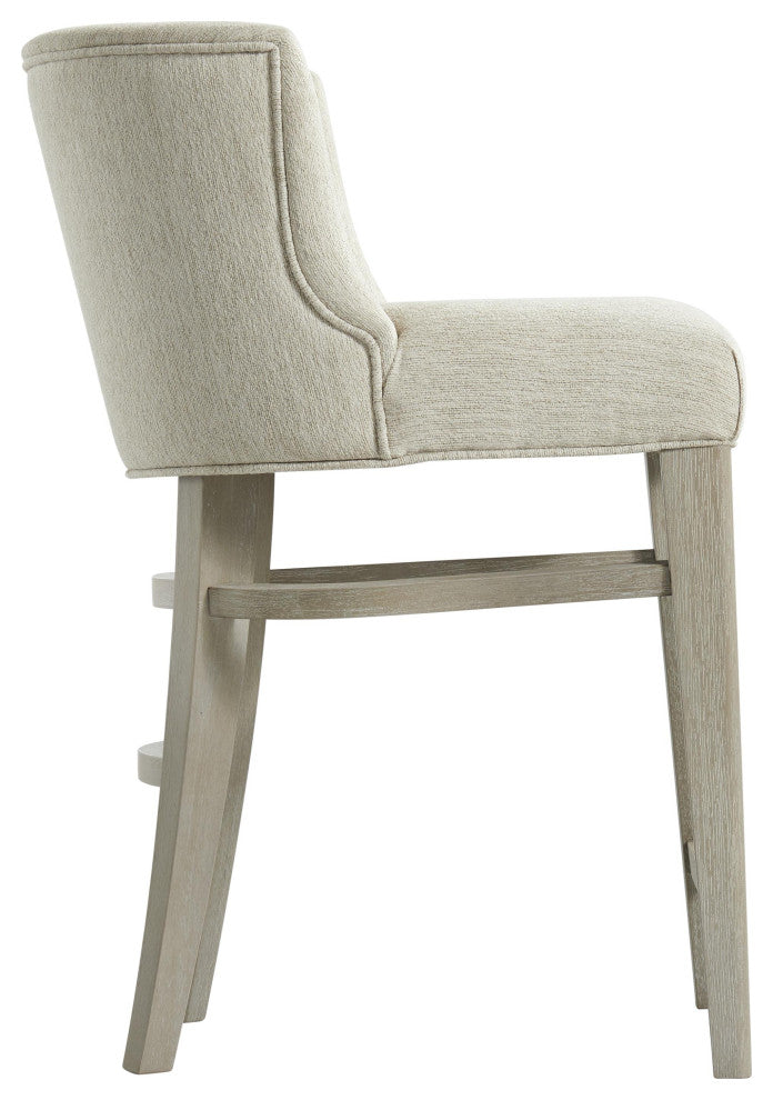 Riverside Furniture Cascade Upholstered Curved Back Counter Stool, Set of 2