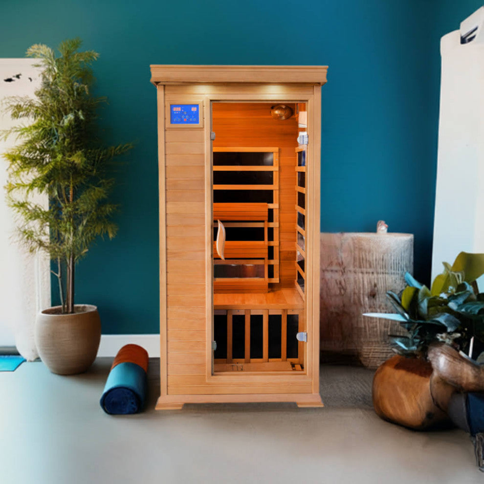 SunRay Sedona 1, 2 Person Infrared Sauna With Carbon Heaters