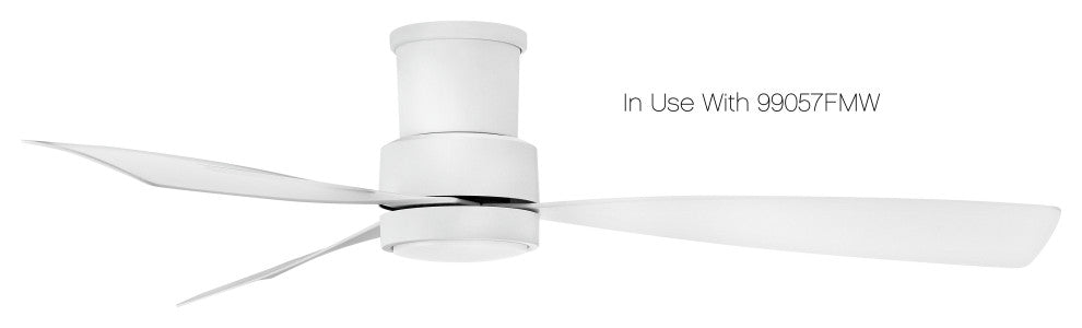 Hinkley Iver 56" Led Fan, Matte White